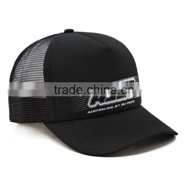 Custom Short Bill Foam Plain Cheap Flat Brim Sublimation 5 Panel Trucker Cap Mesh Hat Design Your Own Trucker Cap Wholesale Quality Choice photo-3