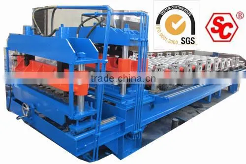 professional supplier PPGI Roofing Cold Sheeting ridge cap Roll Forming Machine