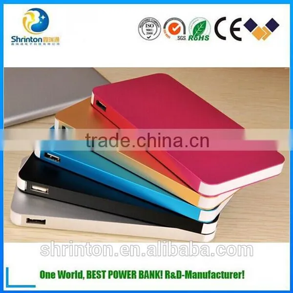 Ultra Thin External Power Bank Backup Battery Charger 6000mah photo-5
