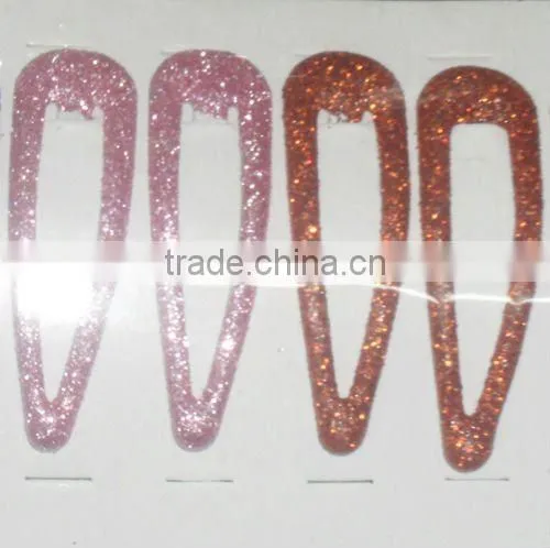 Fashion Snap Clip With Gold Dust