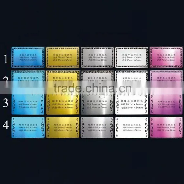 New! High Quality Cheap Membership Cards Print Metal Business Cards Made From China photo-2