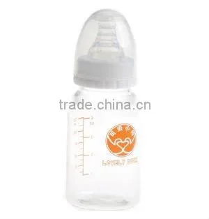 Silicone Cheap Glass Baby Bottles 120ml