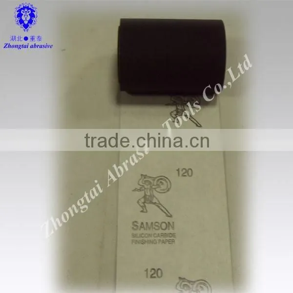 Black Abrasive Silicon Carbide Sand Paper Roll photo-5