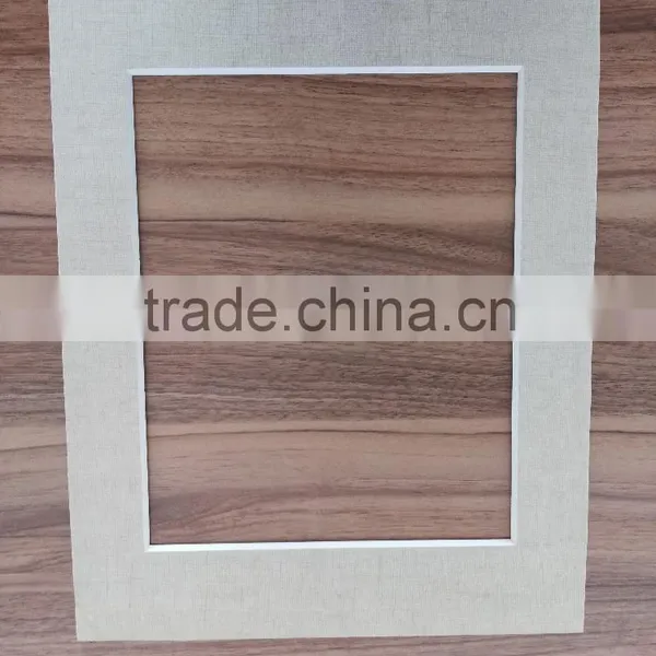 2016 Pre Cut Matboard of New R-series Linen Collection for Decoration/4 Large Sizes photo-2
