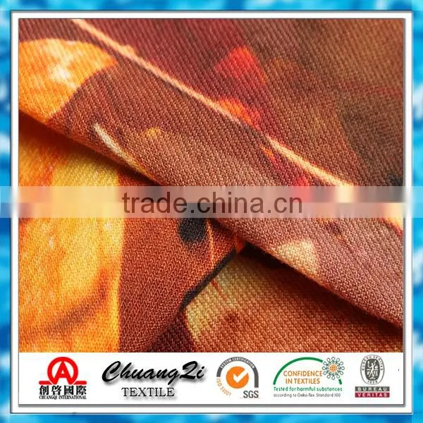 Cheap Price Woven Reactive Print Rayon Challis 100% Viscose photo-2