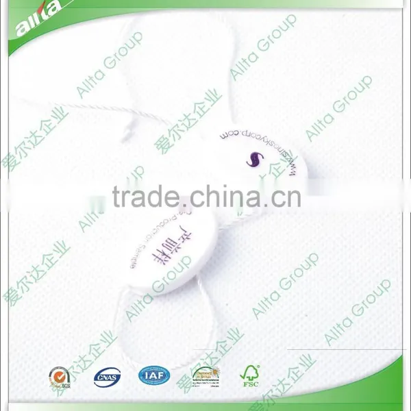 Custom Plastic Embossing Seal Tag for Garment photo-2