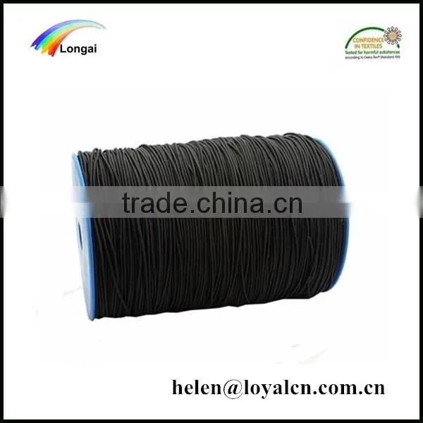 Garment use high strength round elastic rubber cord rope