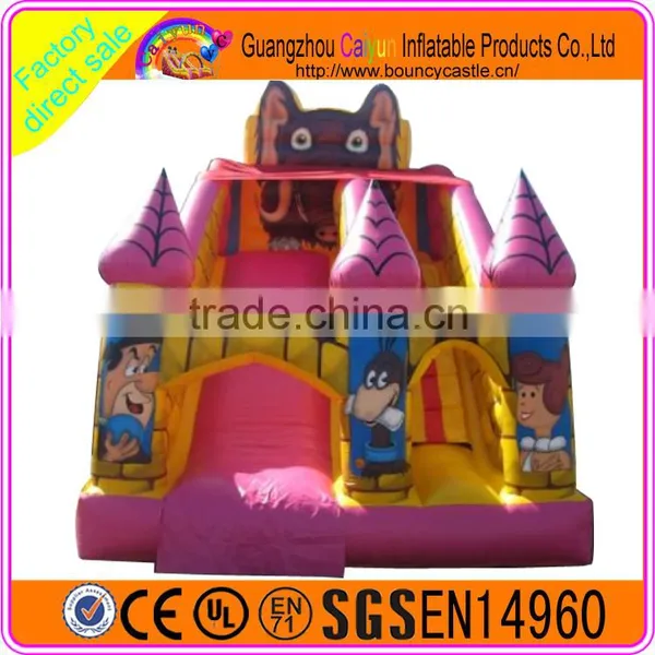 Popular Children Game for Garden Inflatable Plastic Dry Slide photo-2