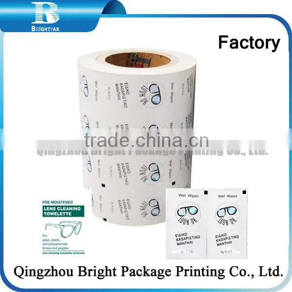 China Made Aluminum Foil Paper for American Alcohol Prep Pad, Alcohol Prep Pad Printing Packaging Aluminum Paper