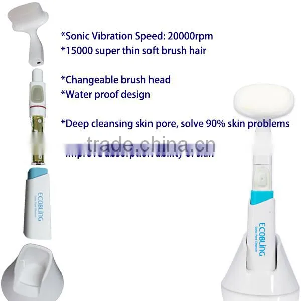 Electric Brush for Face With 20000rpm Sonic Vibration Superb Soft Brush Head photo-3