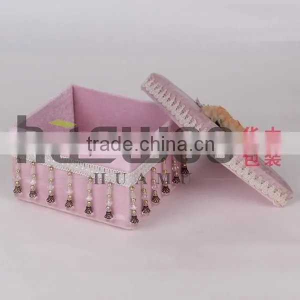 Exquisite Crochet Tissue Box Cove Pink photo-2