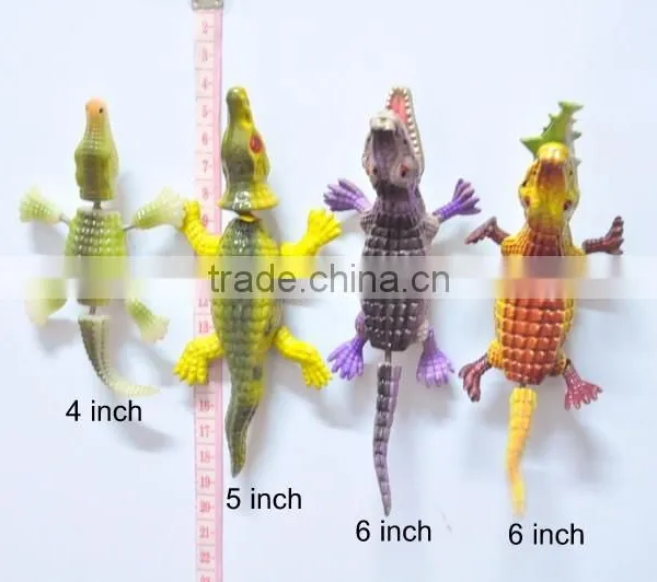 6 Inch Plastic Crocodile Eat Fish Handmade Popular Fridge Magnet photo-5