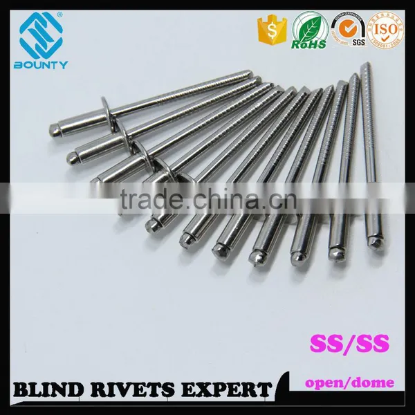 BOUNTY OPEN TYPE A4 STAINLESS STEEL RIVETS photo-2