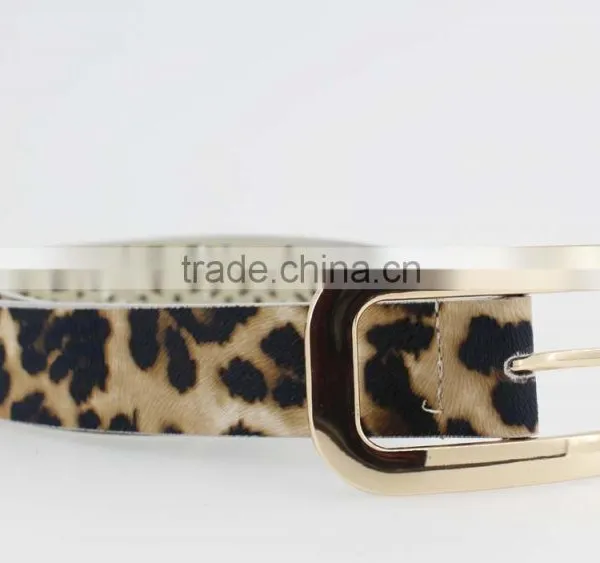 2015 HOT Sale Fashion Sexy Girls Dresses Belt With Fuax pu Leather Square Buckle photo-5