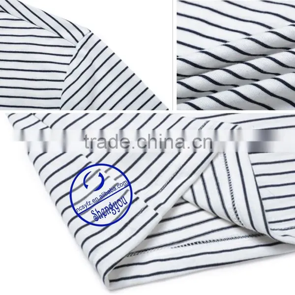 Custom Wholesale Striped Stand Collar Polo Shirt for Men photo-5