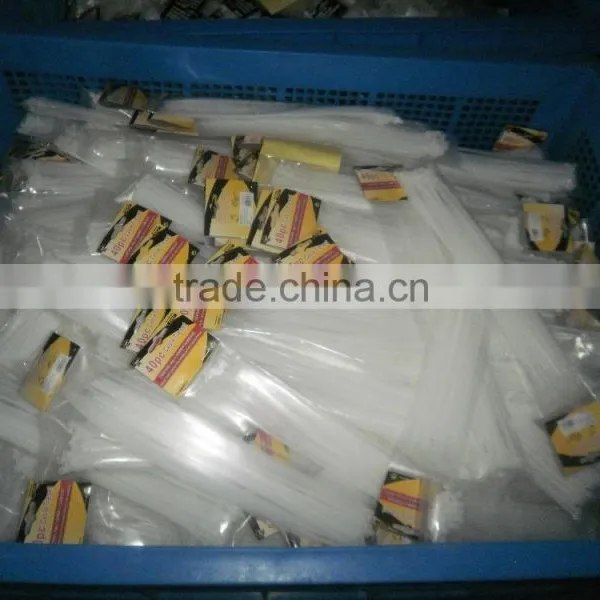 Better Quality Heat-resisting Self-locking 4.8*150 Black Nylon Cable Ties/binding Strips photo-4