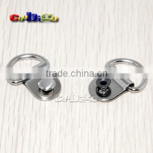 3/4" Metal D-Rings Nickel Plated Dee Rings For Bag Shoes Horse Gear Harness Picture Frame Hangers #FLQ087-S photo-3