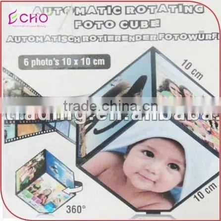 Photo Frame,Cube Auto Rotation Photo Frame,10CM Cube Photo Frame photo-3