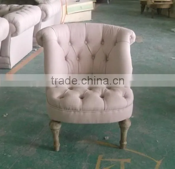 French Country Style Vinatge Wooden Leisure Chair photo-2