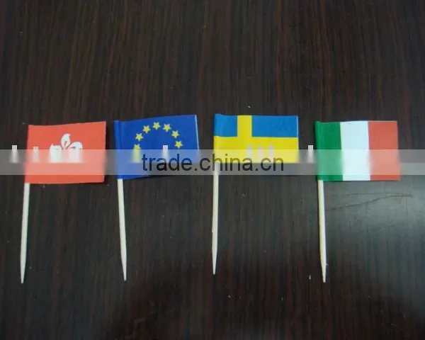 Wooden Flag Pick