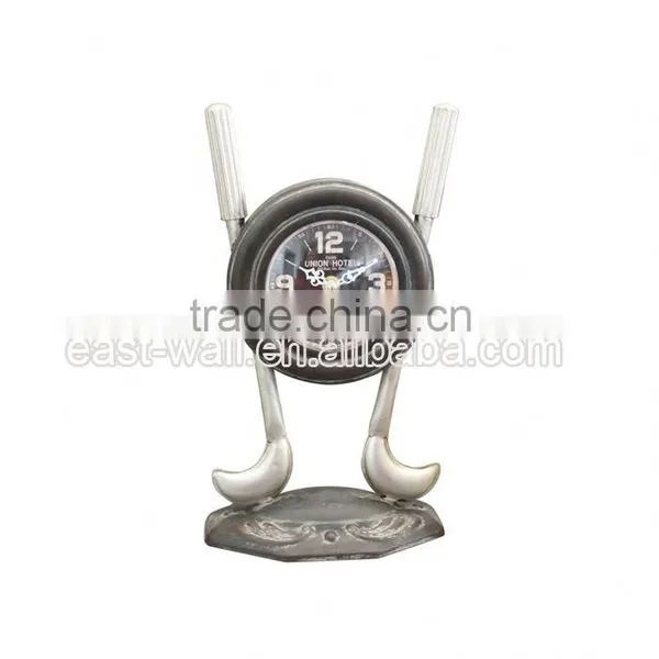 Personalized Art Work Craft Bike Metal Table Clock photo-2