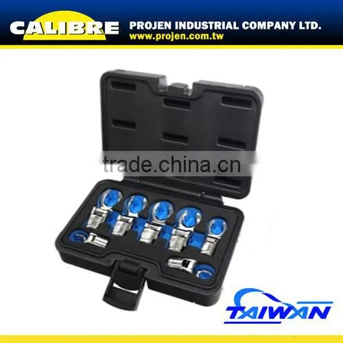 CALIBRE 7PC Flexible Crowfoot Socket Wrench Set photo-2
