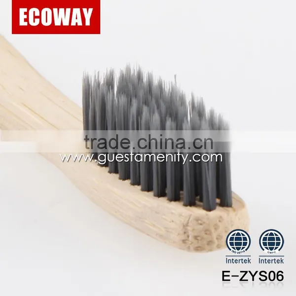 Hot Sales Bamboo Disposable Hotel Toothbrush Biodegradable Tooth Brush photo-6