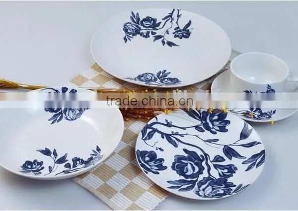 Christmas Coupe Shape Dinnerware Royal Porcelain Dinner Set photo-5
