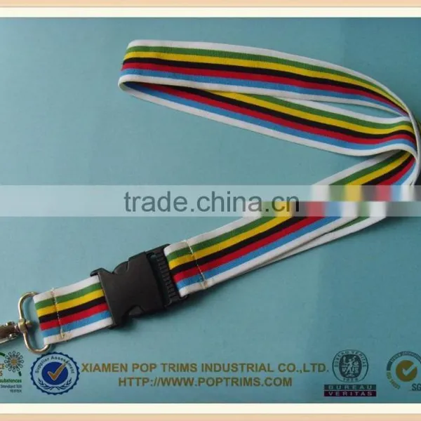 Flat Custom Jacquard Polyester Lanyard photo-2