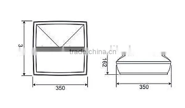 30w Ip65 New Design Aluminum Square Outdoor Architectural Led Wall Lighting photo-3