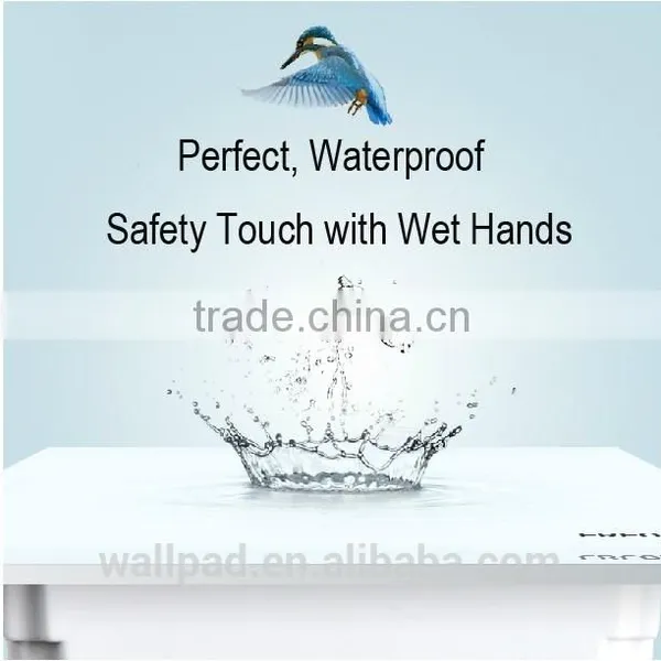 China Supplier Wallpad Luxury Waterproof Black Crystal Glass 110~250V RJ45 Computer Internet Network Wall Socket Switch Quality Choice photo-5