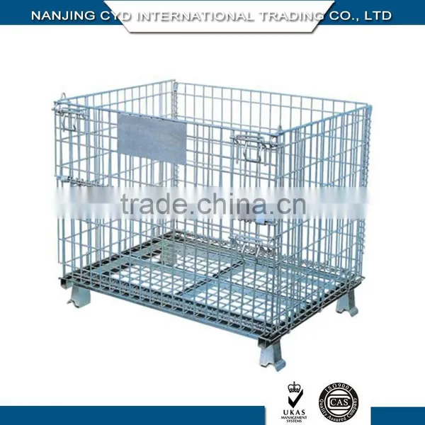 Fine Quality ISO9001 Steel Stackable Folding Mesh Container