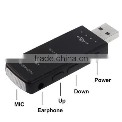 Built in Rechargeable Lithium-ion Battery Digital Voice Recorder MP3 Player With 4GB Memory photo-5