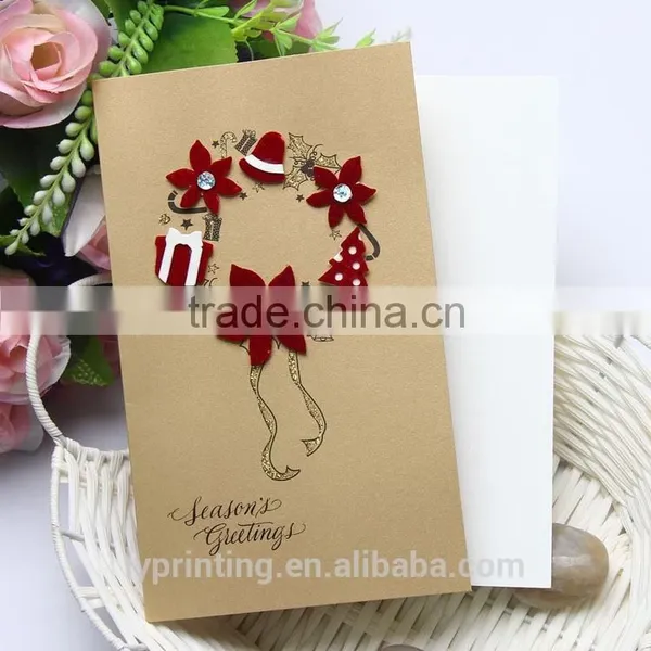 Custom High Quality Christmas Card New Year Greeting Card Printing photo-3
