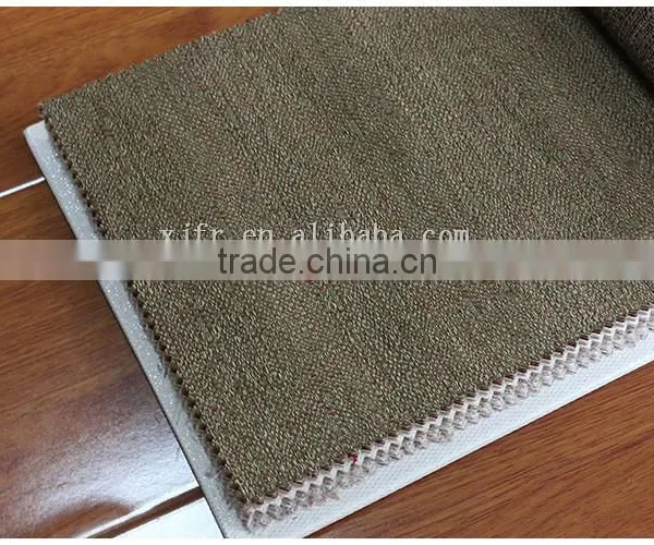 100% Polyester Fiber Flame Retardant Woven Copy Linen Fabric XJCD 0816 photo-3