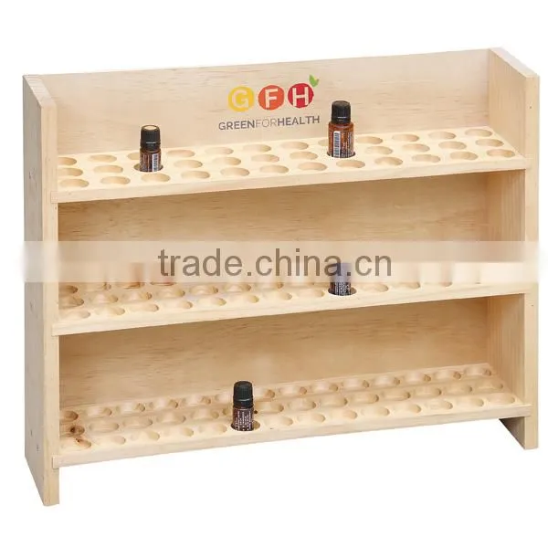 2016 Wholesale FSC New Design Factory Price Unfinished Essentialoil Rack for Sale