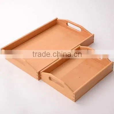 New Design Wood Trays With Handle photo-4