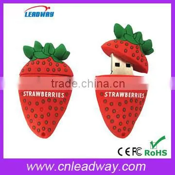 Fruit USB Memory, Strawberry USB Flash Drive, Fruit Pen Drive Memoria USB photo-2