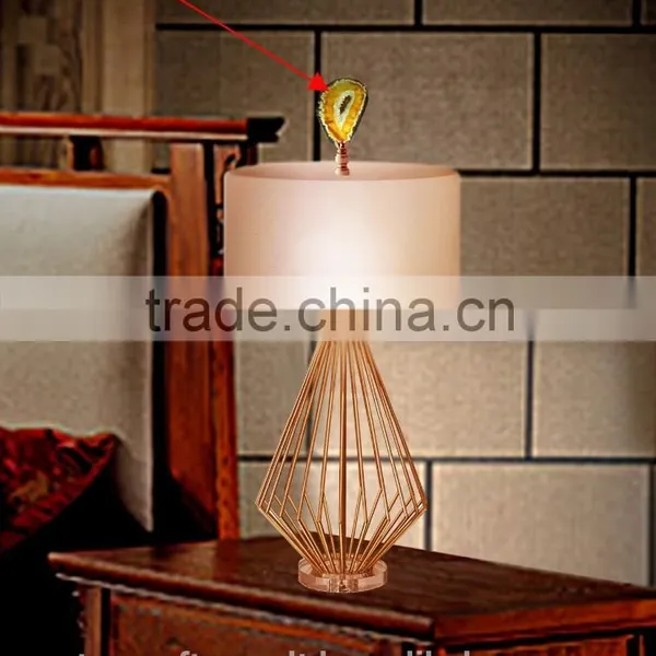 Geometry Table Lamp With Agate Finial photo-2