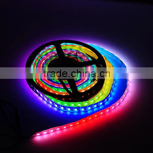 4m DC5V IP65 WS2812B Led Digital Strip,60pcs WS2812B/M With 60pixels;57.6W;BLACK Pcb;waterproof in photo-5