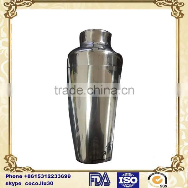 Stainless Steel Traditional Cocktail Drink Bottle, Copper Plating, Including Vibrating Screen and Cap ZD20160323 S825 photo-2