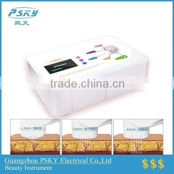 Anti-aging 2016 Professional HIFU High Intensity Expression Lines Removal Focused Ultrasound Hifu Machine For Face Lift photo-3