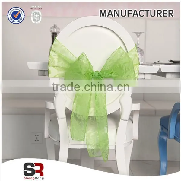 2016 Hot Sell Colorfull Wedding Organza Chair Sashes photo-4