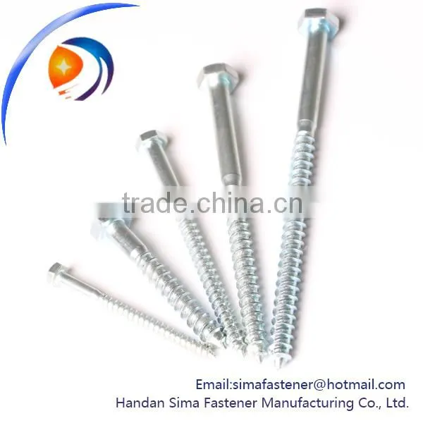 Made in China Assorted Hex Head Wood Screws, Lag Bolts