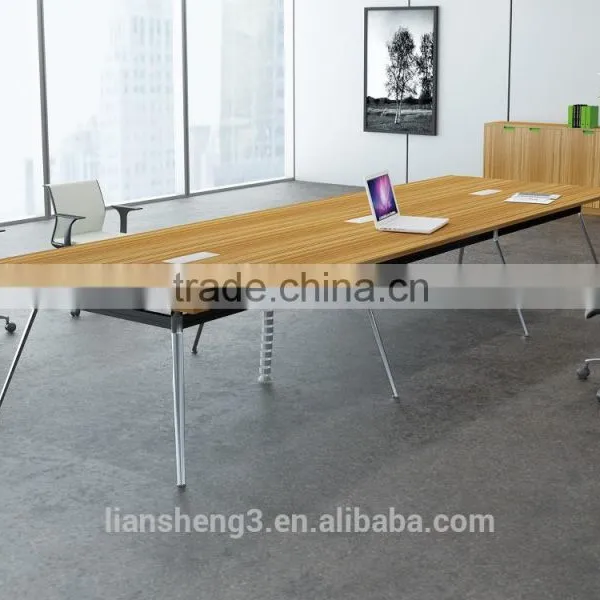 The Ellipse Wooden Clear Table Office Table /metting Table photo-6