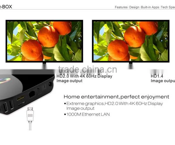 Amlogic S905 Android Q Box 2GB/16GB Dual Band WIFI Ethernet1000M Support 4K2K Android 5.1 Q Box OEM Service photo-6