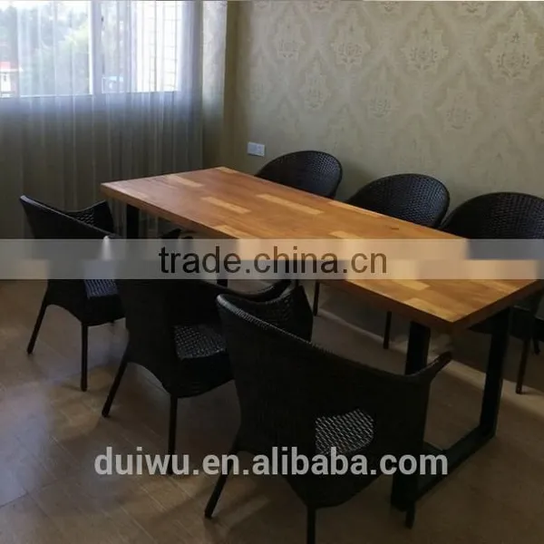 Wooden Dining Table and Chair Sets Restaurant Cafe Tables Chair Sets photo-2