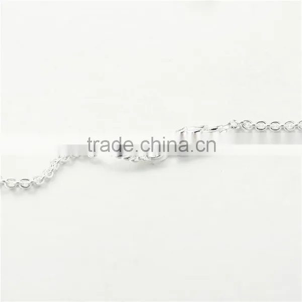 Silver Bracelet Wholesale Factory Price Angel Wing Bracelet BR002-21 photo-4
