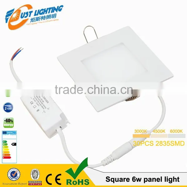 15W Thin Led Panel Downlight 3w 6w 9w 12w 15w 18w 20w 24w Square LED Ceiling Recessed Light AC85-265V LED Panel Light SMD2835 photo-5