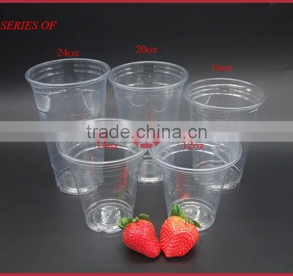 Beverage Cups for Cold Drink Plastic PET Disposable Cups 24oz photo-6